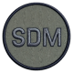 Logo da SDM – Só Distintivos Militares, loja especializada em distintivos e insígnias militares